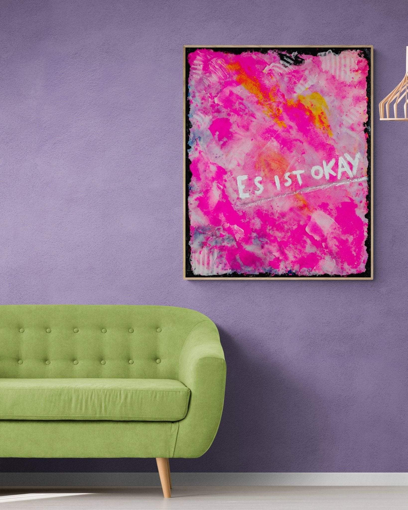 OK┃ Canvas ┃ORIGINAL ARTWORK - Natalie Irber
