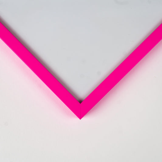 Bilderrahmen Holz  Neonpink