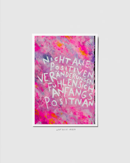 Positiv┃ Postkarte