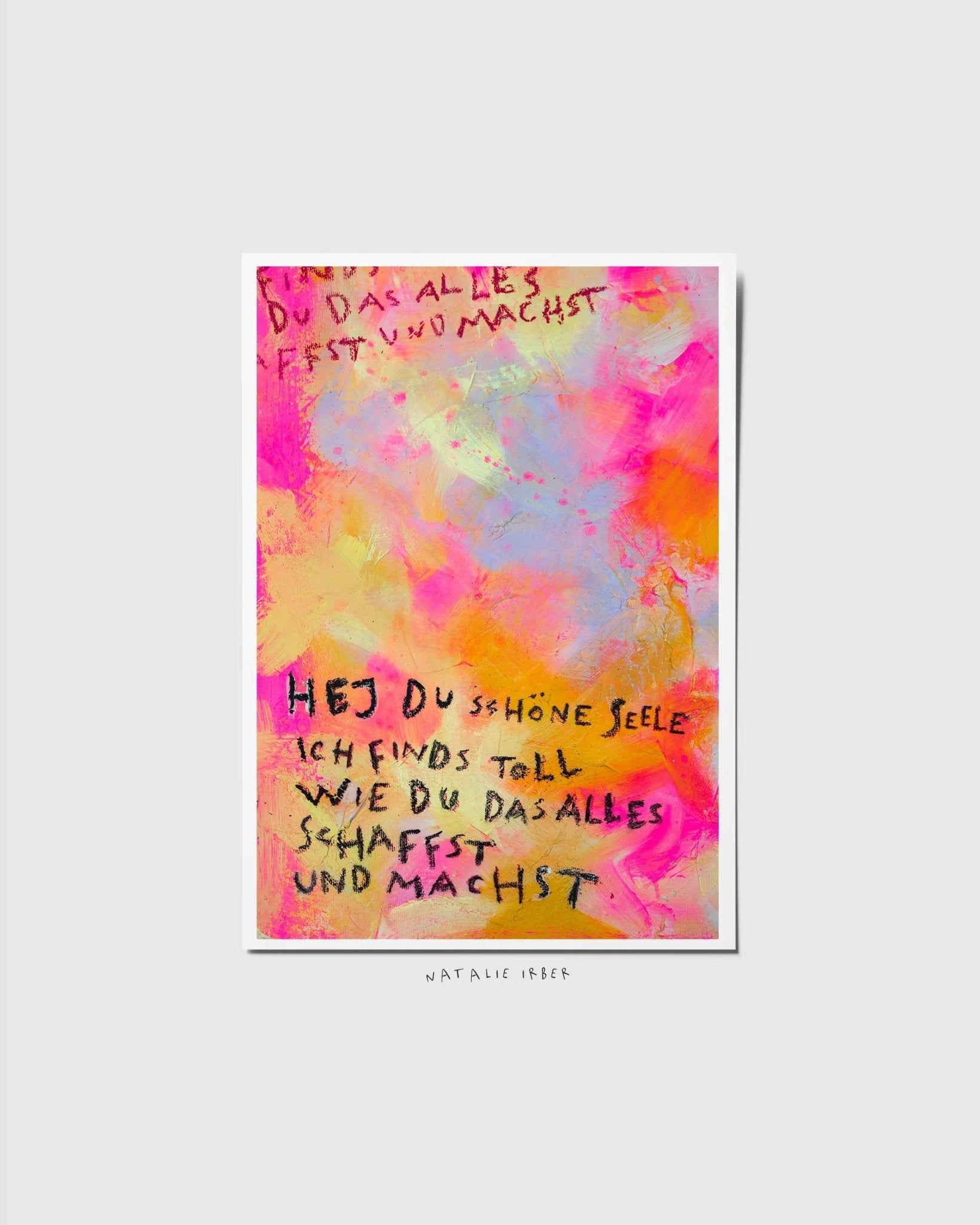 Schaffen┃ Postkarte - Natalie Irber