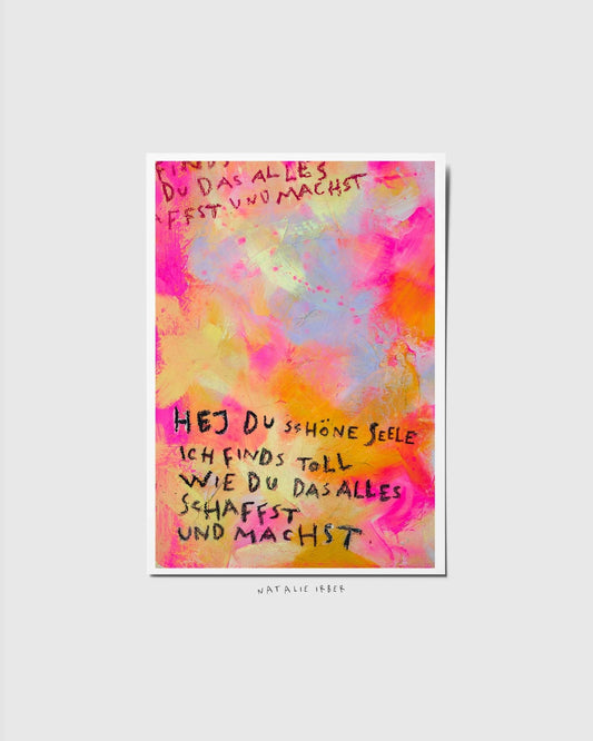 Schaffen┃ Postkarte - Natalie Irber