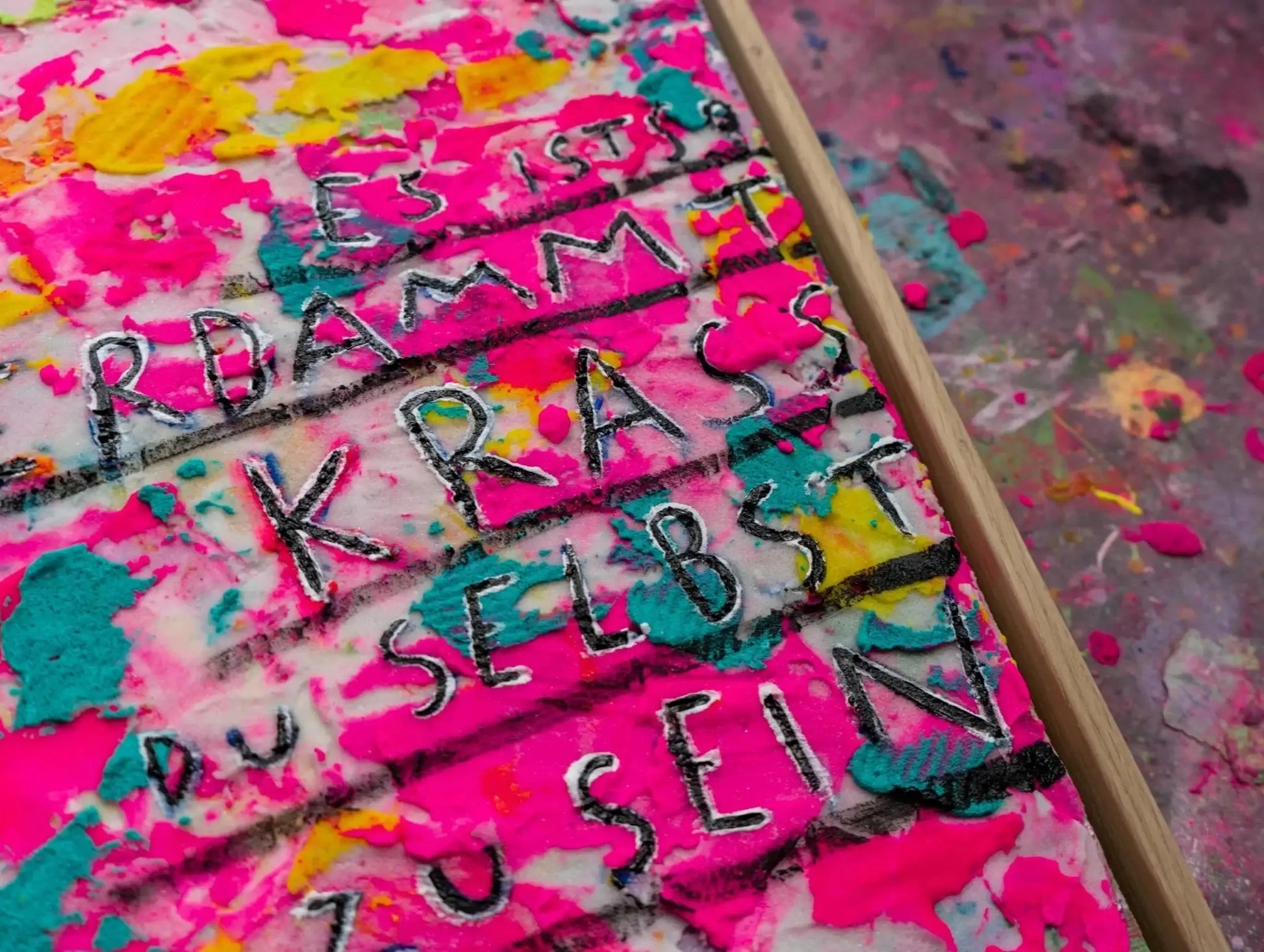 Sei krass sei du ┃ Canvas ┃ORIGINAL ARTWORK - Natalie Irber