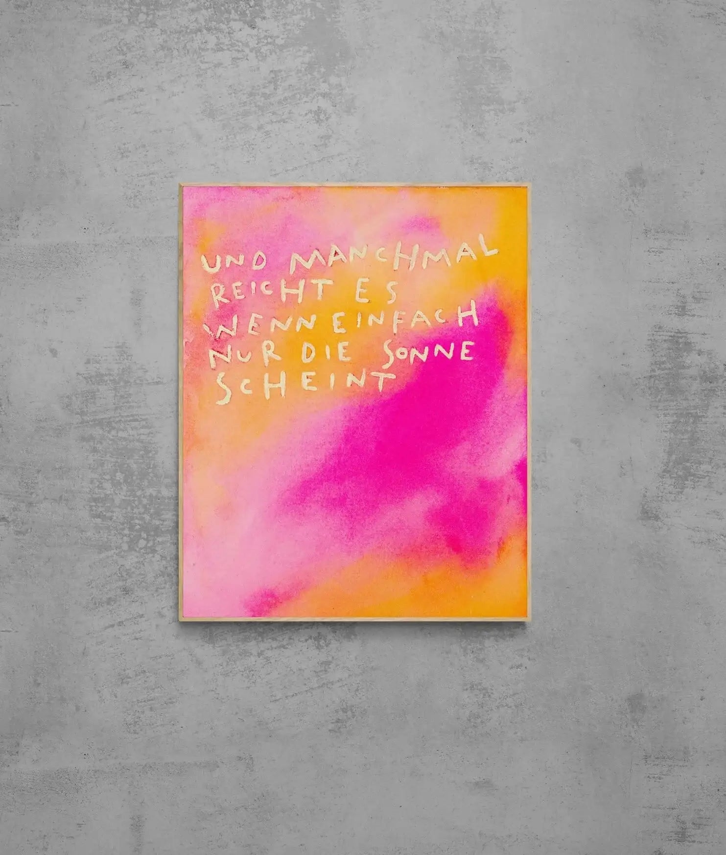 Sonne┃ Canvas ┃ORIGINAL ARTWORK - Natalie Irber