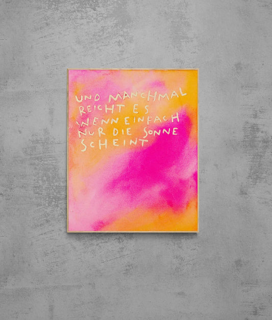Sonne┃ Canvas ┃ORIGINAL ARTWORK - Natalie Irber