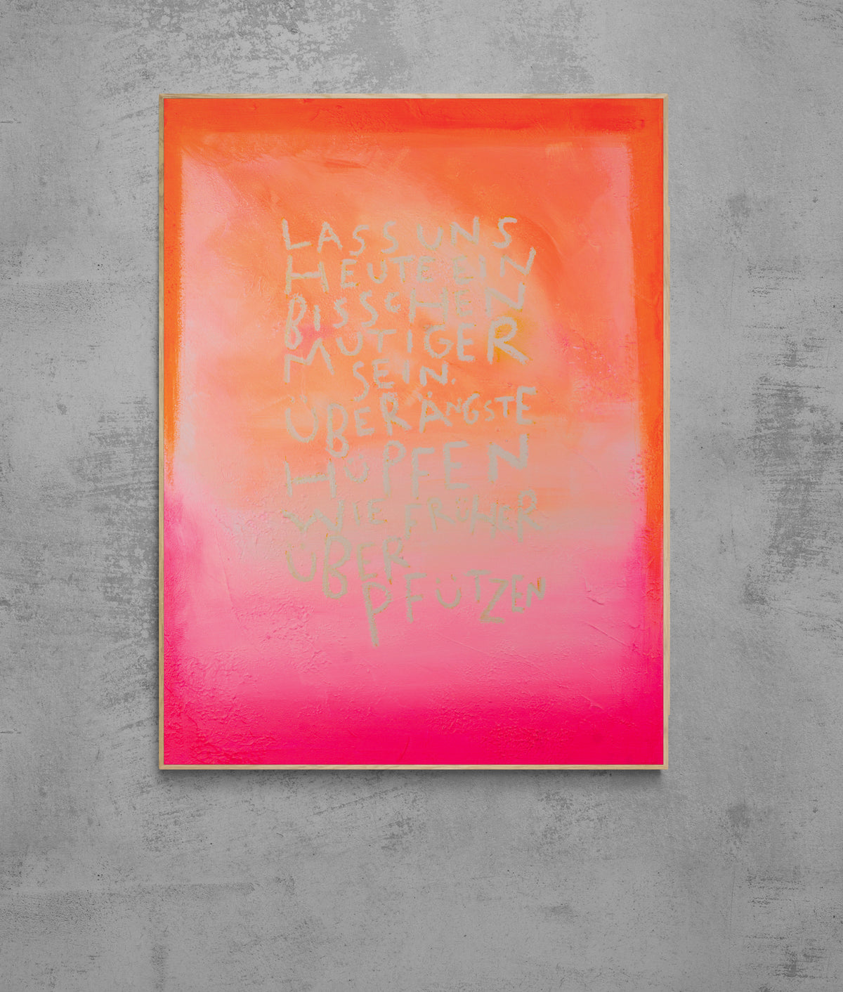 Hüpfen┃ Canvas ┃ORIGINAL ARTWORK