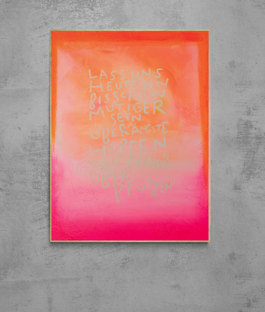 Hüpfen┃ Canvas ┃ORIGINAL ARTWORK