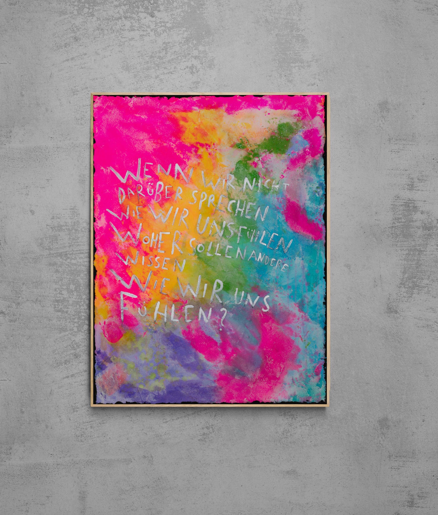 Fühlen ┃ Canvas ┃ ORIGINAL ARTWORT