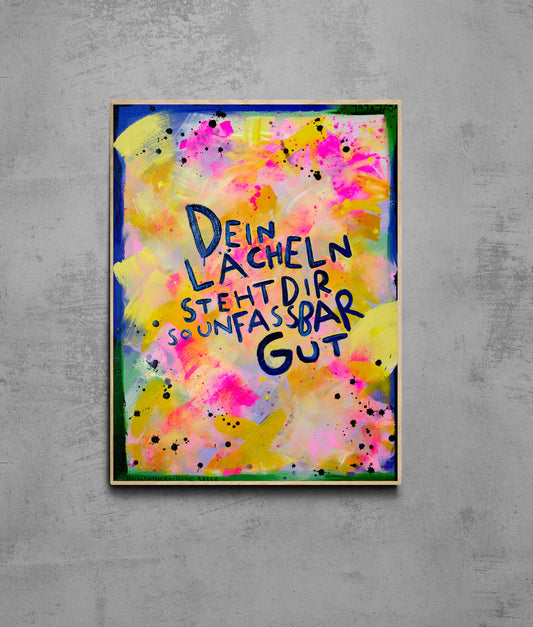 Lächeln2.0 ┃ Canvas ┃ ORIGINAL ARTWORT