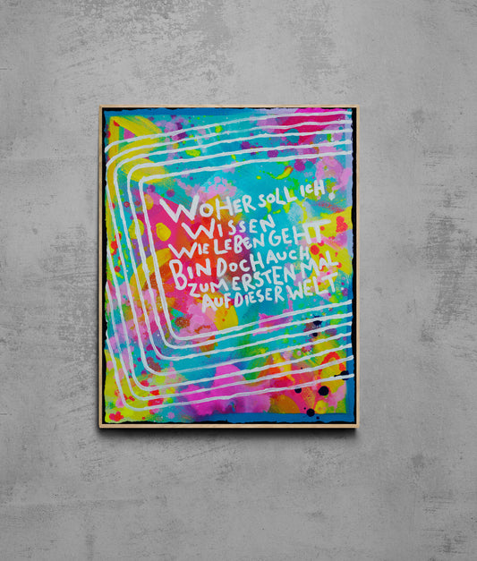 Leben1.0┃ Canvas ┃ORIGINAL ARTWORK