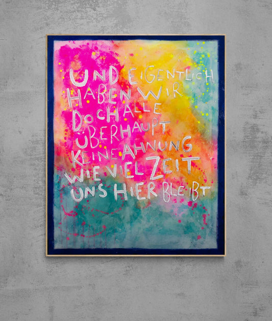 DieZeit┃ Canvas ┃ ORIGINAL ARTWORT