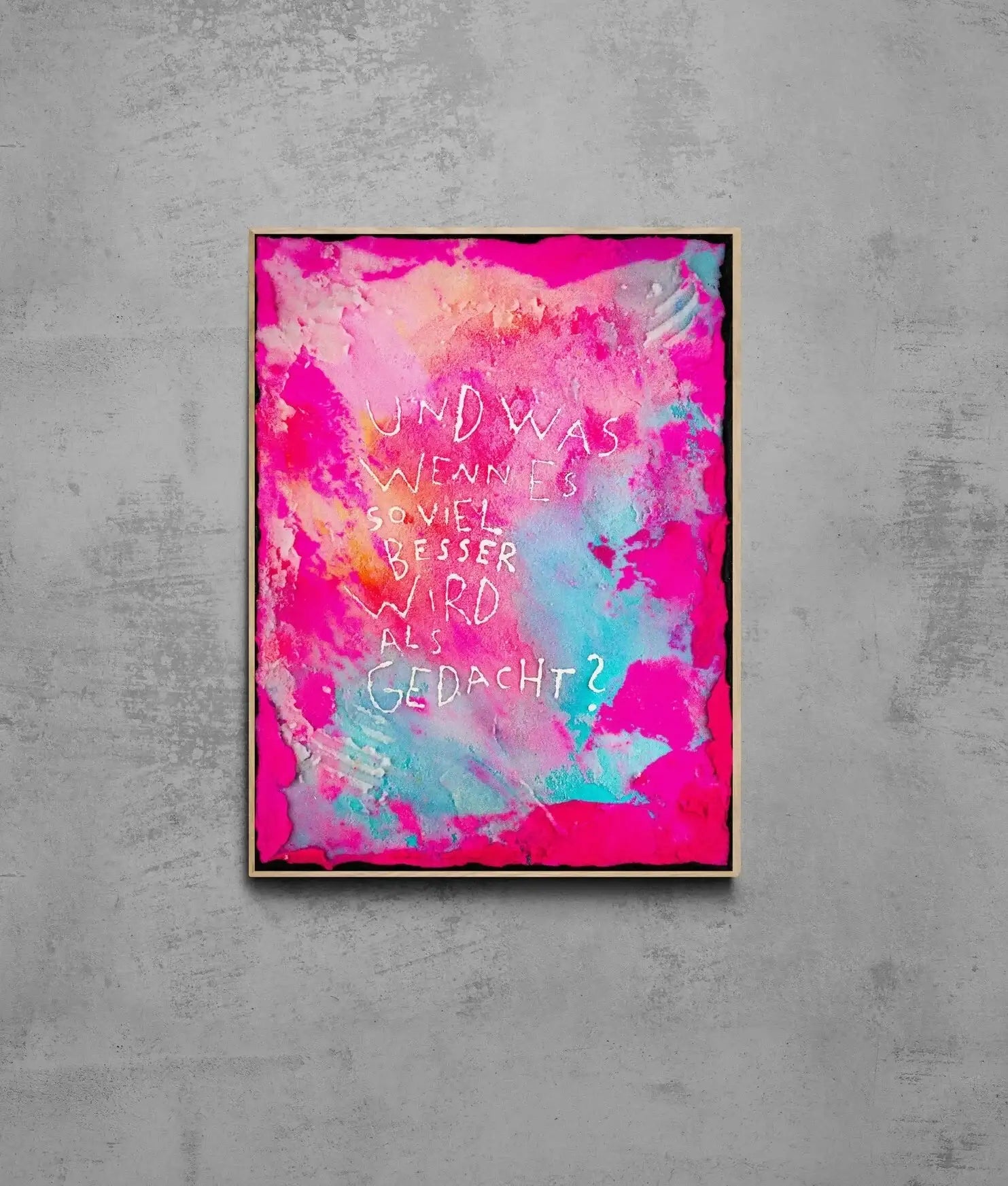UndWas?┃ Canvas ┃ORIGINAL ARTWORK - Natalie Irber
