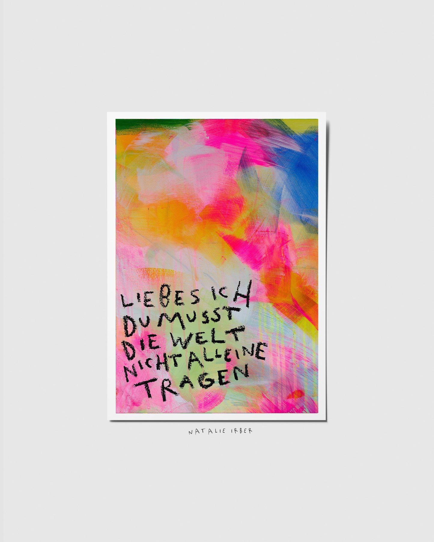 Welt┃ Postkarte
