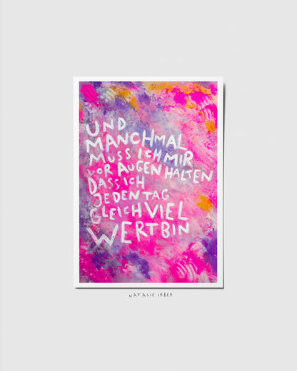 Wert┃ Postkarte