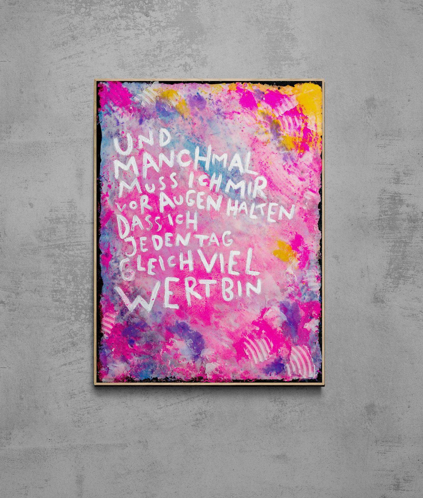 Wert┃ Canvas ┃ORIGINAL ARTWORK - Natalie Irber