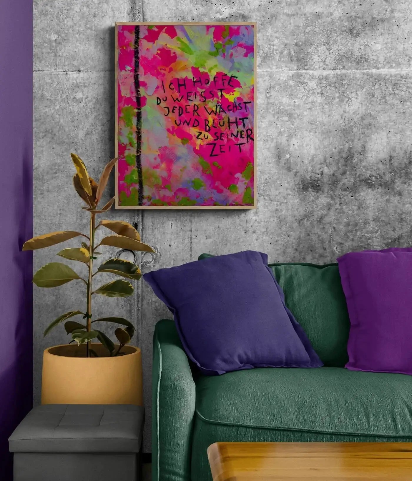 Wie die Blumen┃ Canvas ┃ORIGINAL ARTWORK - Natalie Irber