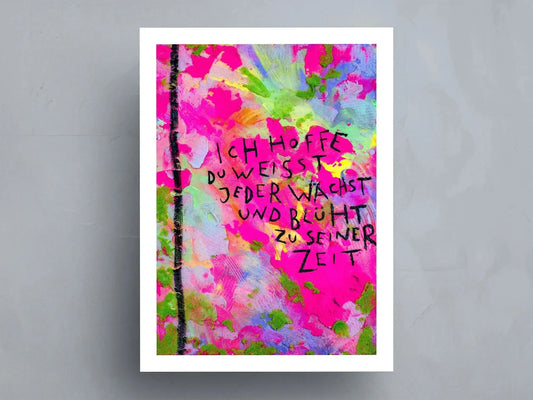 Wie die Blumen┃Print┃ - Natalie Irber