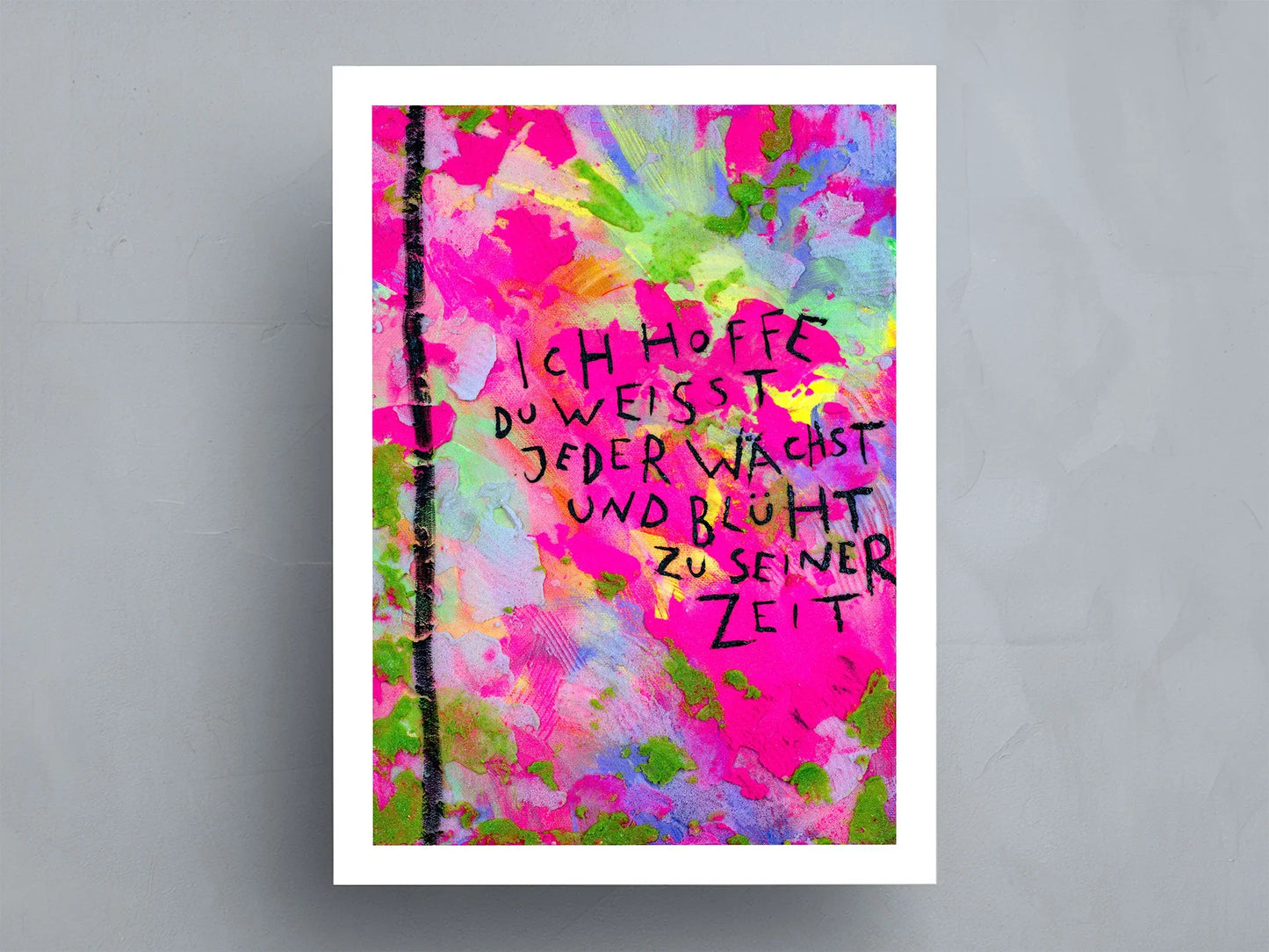Wie die Blumen┃Print┃