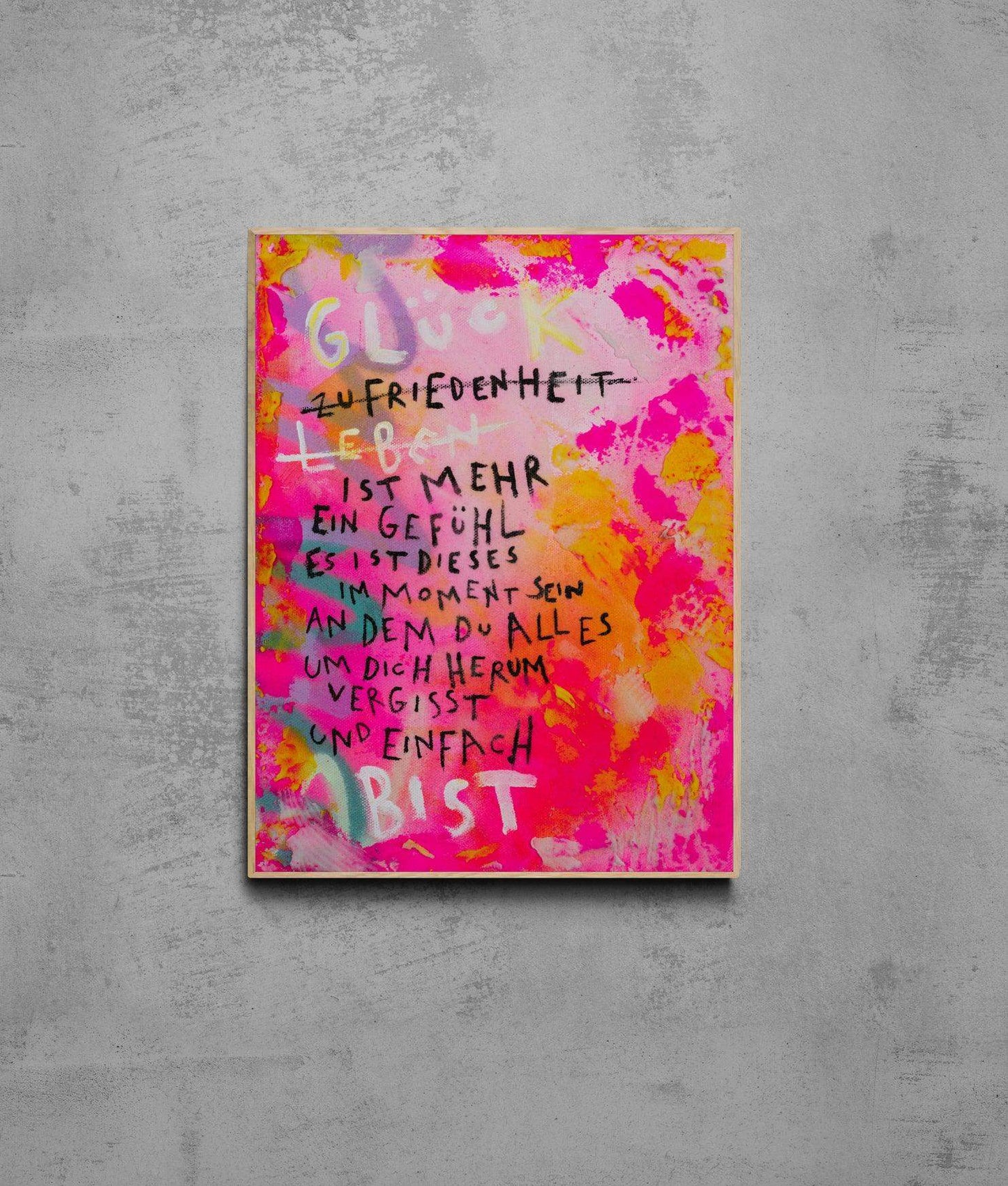 ZufriedenheitHoch2┃ Canvas ┃ORIGINAL ARTWORK - Natalie Irber