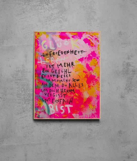 ZufriedenheitHoch2┃ Canvas ┃ORIGINAL ARTWORK - Natalie Irber
