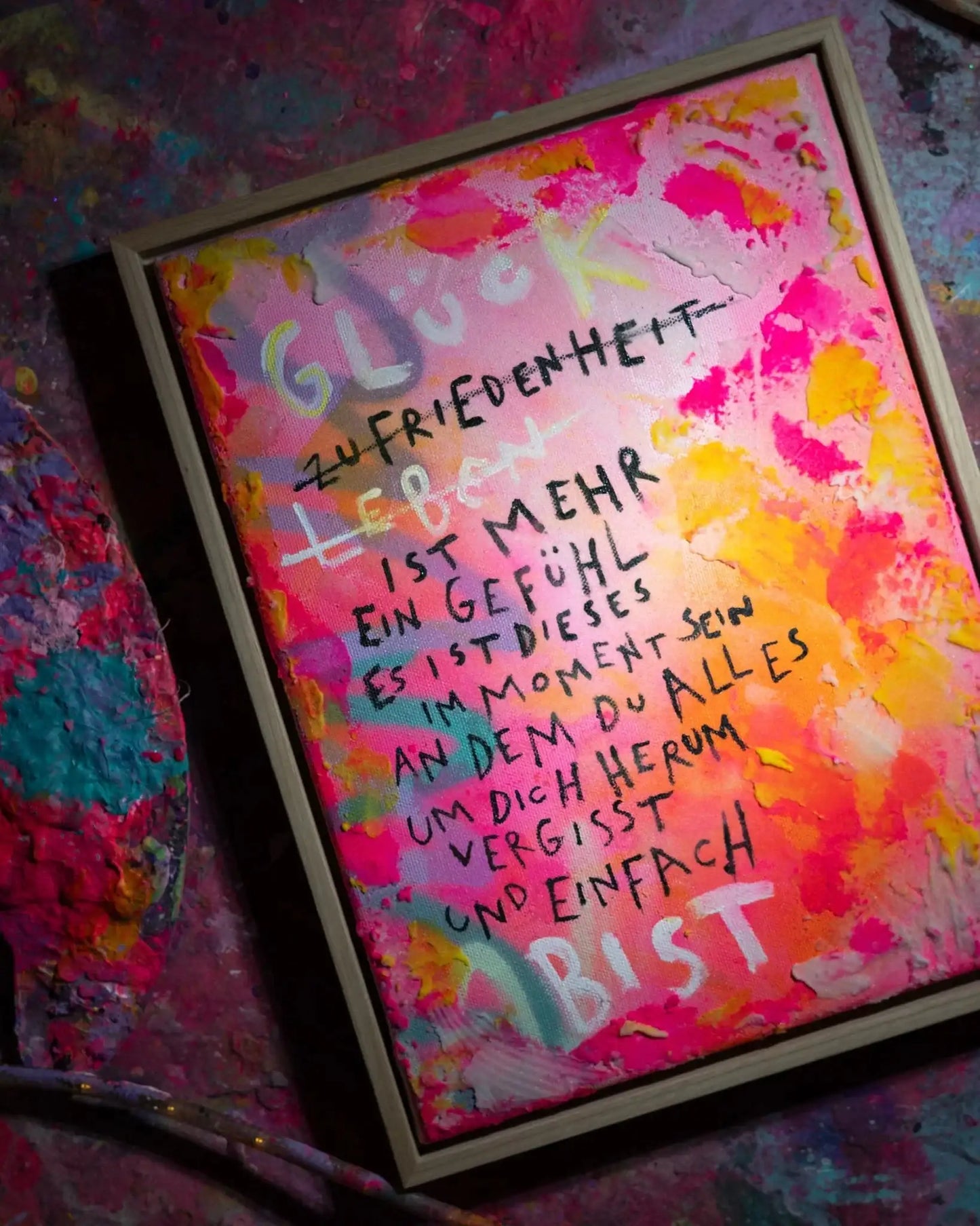 ZufriedenheitHoch2┃ Canvas ┃ORIGINAL ARTWORK - Natalie Irber