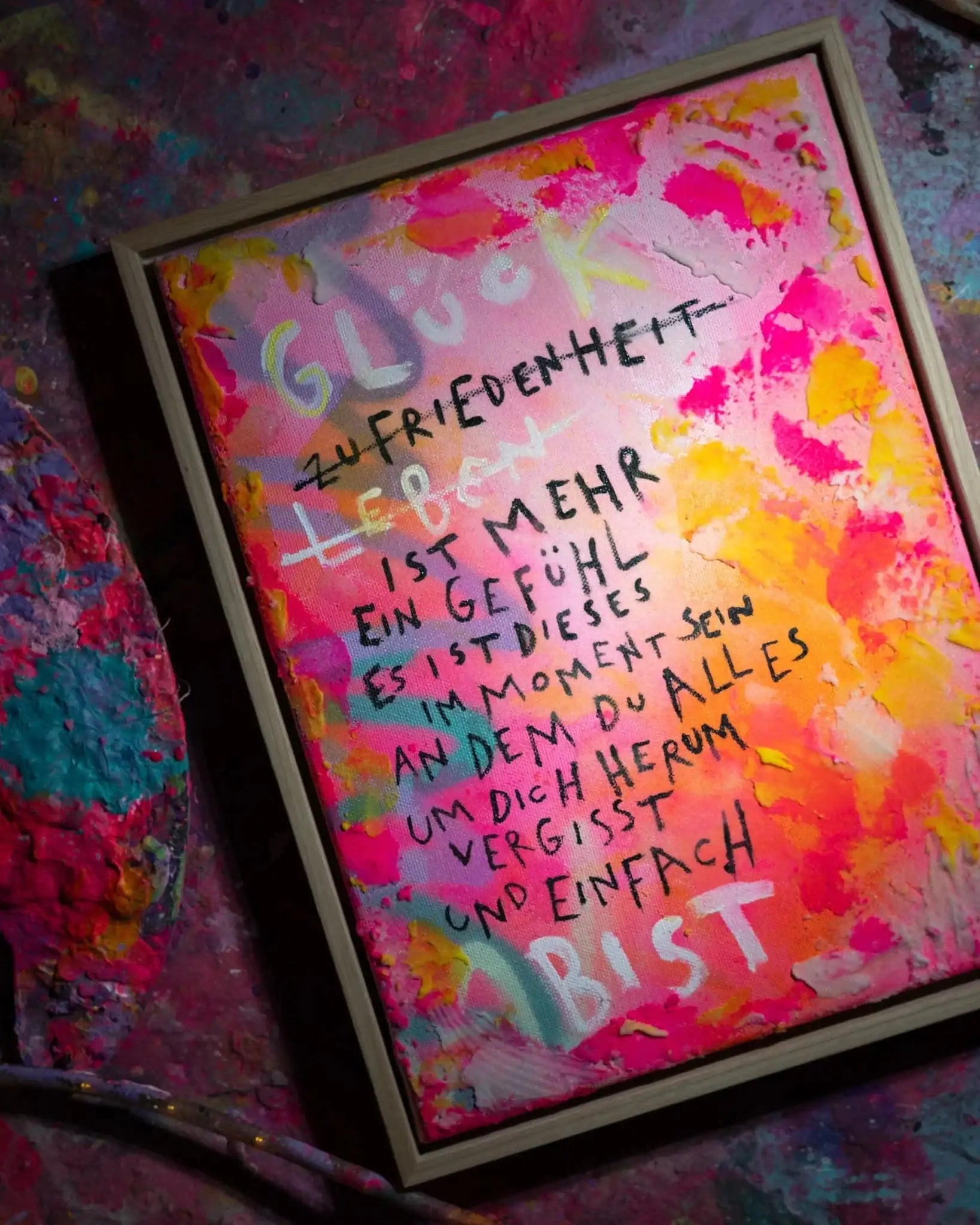 ZufriedenheitHoch2┃ Canvas ┃ORIGINAL ARTWORK - Natalie Irber
