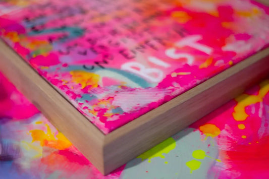 ZufriedenheitHoch2┃ Canvas ┃ORIGINAL ARTWORK - Natalie Irber