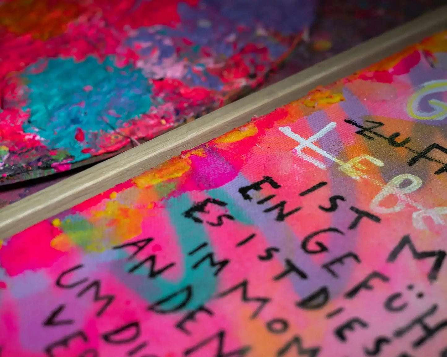 ZufriedenheitHoch2┃ Canvas ┃ORIGINAL ARTWORK - Natalie Irber